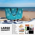 thumbnail image 5 of Naloa Christmas Snow Large Capacity Beach Bag, Waterproof Sandproof Beach Swim Pool Bag Tote Bag for Women, 5 of 7