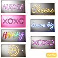 thumbnail image 6 of Urban Shop LED Neon Cheers Clear Acrylic Box, Warm White, 6 of 8