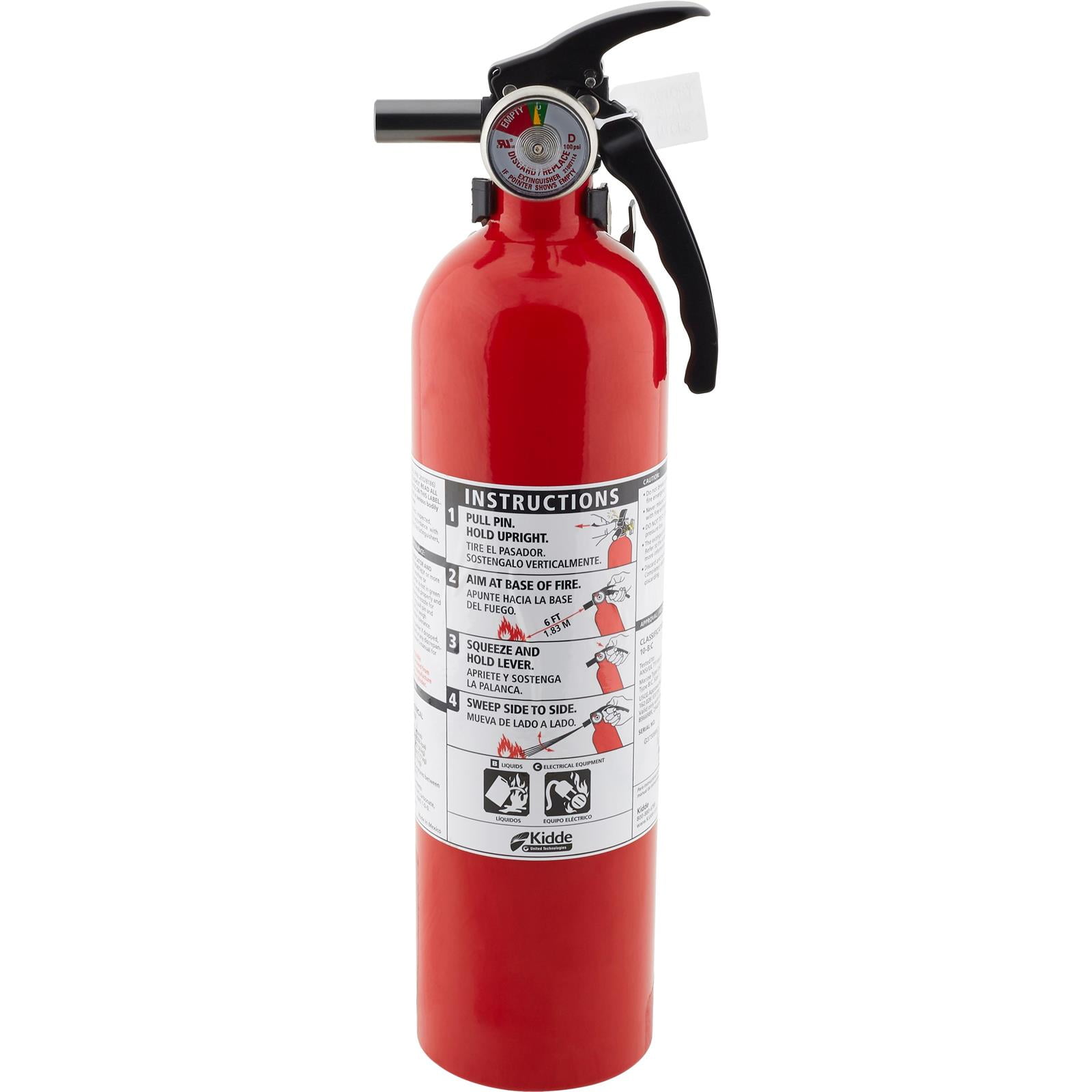 Budget Fire Extinguisher, 2 Pounts, w/Roll Bar Holder
