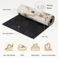 thumbnail image 6 of Hallway Runner Rug 2'x6', Father's Day Kitchen Runner Rugs Non-Slip Carpet Mats, Farmhouse Botanical Country Plants Beige Bedside Rugs Runners Washable Floor Carpet for Bathroom Laundry Room, 6 of 8