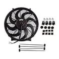 thumbnail image 3 of VENTILADOR de ENFRIAMIENTO DEL MOTOR DEL RADIADOR UNIVERSAL de 14" PULL/PUSH + KIT de MONTAJE NEGRO, 3 of 9
