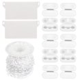 thumbnail image 1 of Accesorios de plástico para cortinas, clips para conectores de cordón para varillas de cortinas, persianas enrollables con cuentas, 1 of 6