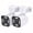 2pcs-DYT, variant on 2K Outdoor Camera in 1 or 2 packs. 180° panoramic view, 2.4G/5G WiFi and wired design. Equipped with color night vision, human tracking, all-weather recording and voice assistant compatibility.