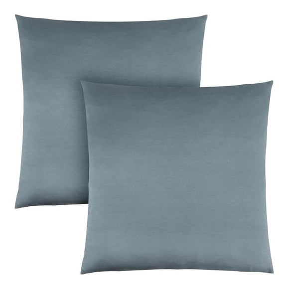 Almohadas Monarch Specialties 46x46 cm Juego de 2 Azul