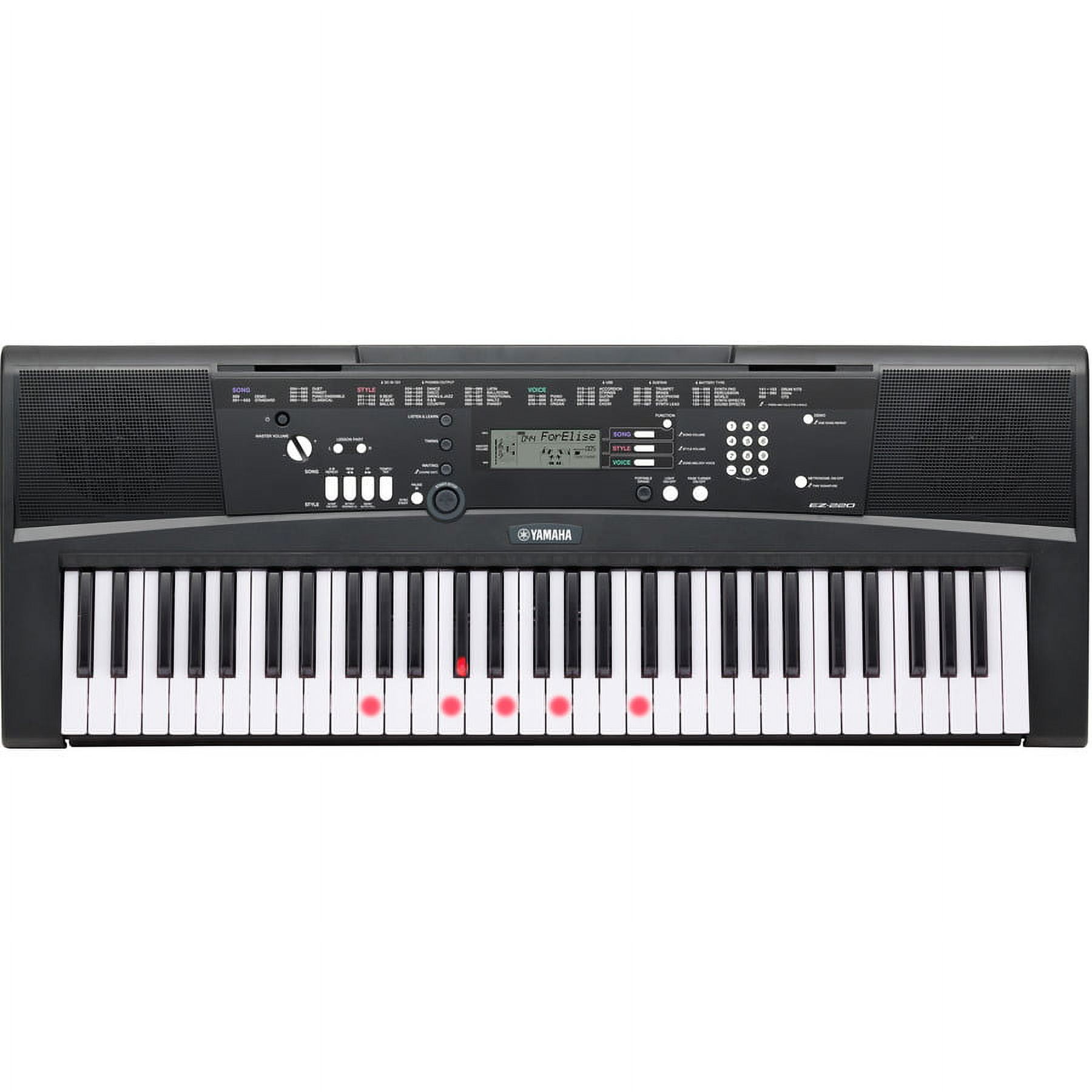 Yamaha EZ-J220 デジタルキーボード 61鍵盤 電子キーボード YAMAHA EZ-J220 61鍵盤☆光る鍵盤 | ピアノ専門