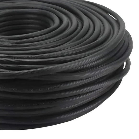 Cable Uso Rudo St 2X10 Negro 100% Cobre 600V 10 25 50 y 100M
