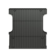 Ikon Motorsports Truck Bed Mat Compatible With 2022-2024 Toyota Tundra Crew Max 5.5Ft, Black Rear Storage Floor Liner TPE Cargo Guard All Weather 3D Heavy Duty Trunk Flooring Protector