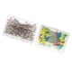 thumbnail image 1 of 200 piezas de pasadores de perla de mariposa plana multicolor para manualidades de con caja de almacenamiento de plástico Hugo Pin de costura de confección, 1 of 8