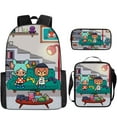 Cartoon Cartoon Backpack Printing Toca Life World School Bag Cartoon
