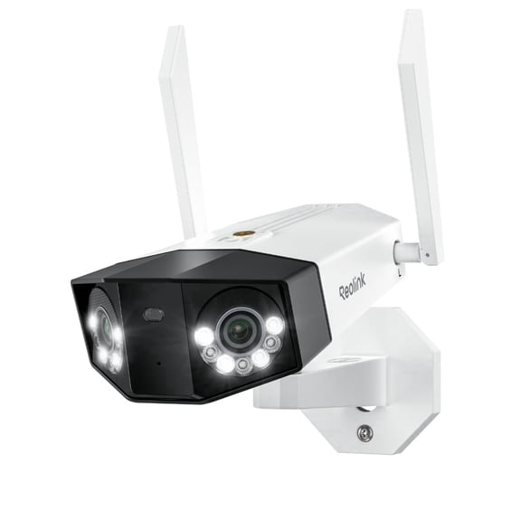 Reolink Duo 3 WiFi 16MP 180° Dual-Lens Outdoor Camera, Color Night Vision, Smart Detection, Wired IP67, 512GB