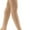 Natural, variant on Jobst Opaque 20-30 Open Toe Thigh High Compression Stockings w/Dot Band Honey Large