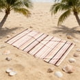 thumbnail image 6 of Beforeyayn Ultra Fine Microfiber Striped Beach Towel Quick Dry, Lightweight and Highly Absorbent Towel for Swim and Travel, Sand Resistant Soft Portable Towel for Outdoor, Beach Accessory, 6 of 6