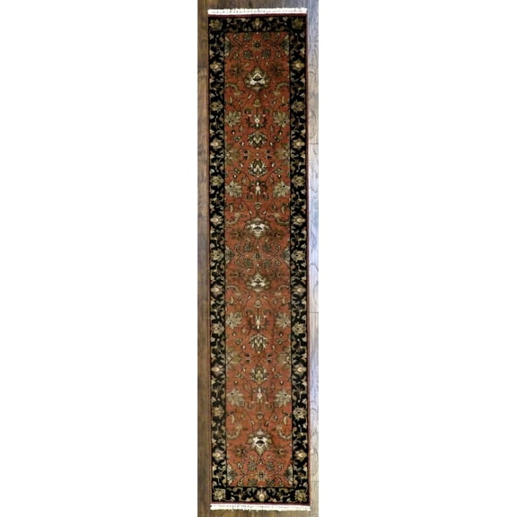Wahi Rugs Hand Knotted Jaipur Kashan Antique Wash 2'6" x 12'0" - w679