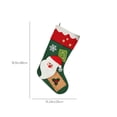 thumbnail image 3 of Santa Claus Polars Bear Christmas Stocking Ornaments Christmas Door Hanging Wall Hanging Fireplace Window Decorations Christmas Gift Bag With Lanyard, 3 of 6