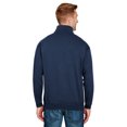 thumbnail image 3 of Bayside USA-Made Quarter-Zip Pullover Sweatshirt in Navy M | 920, 3 of 3