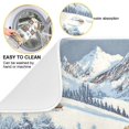 thumbnail image 2 of Yayeee Dish Drying Mat for Kitchen Counter 18"x24" Microfiber Absorbent Pad, Blue Snowy Mountain, 2 of 7