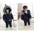 thumbnail image 4 of Winter Snowsuit, Children Clothing Sets Winter Hooded Duck Down Jacket Snowsuit80cm, 4 of 5