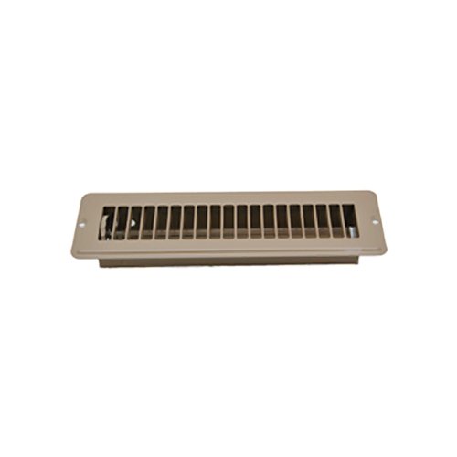 AP Products 013641 Brown 21/4 inch x 10 inch Floor Register with