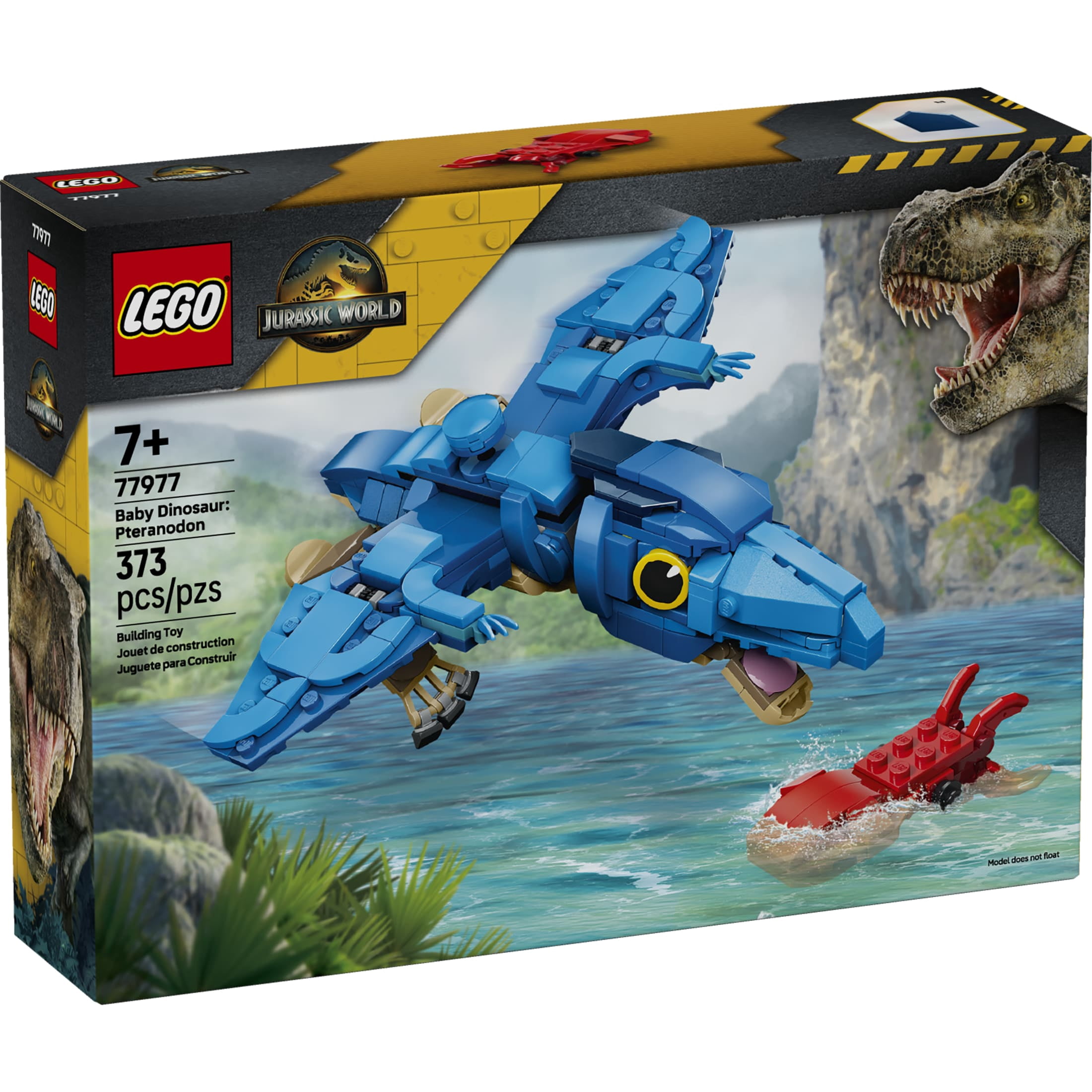 LEGO Jurassic World Baby Dinosaur: Pteranodon - Building Toy for Boys & Girls, Ages 7+ - Posable Dinosaur Toy - Gift for Kids' Birthdays - 77977