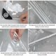 thumbnail image 4 of Transparent Waterproof Tarpaulin, Tear-Resistant Rainproof Windproof PVC Cover with Eyelets, Outdoor Terrace Garden Camping Protection Cover Thickness, 4 of 5