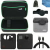 6in1 Accessories Kit for Gopro Fusion, Travel Carrying Case Bag, Silicone Cover Case, Dual Lens Protective Cap, Type C Charging Cable, Samll Things Pouch, Cleaning Cloth