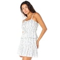 thumbnail image 6 of Celebrity Pink Women's Spaghetti Strap Tie Front Cami Top, Sizes XS-XXXL, 6 of 8