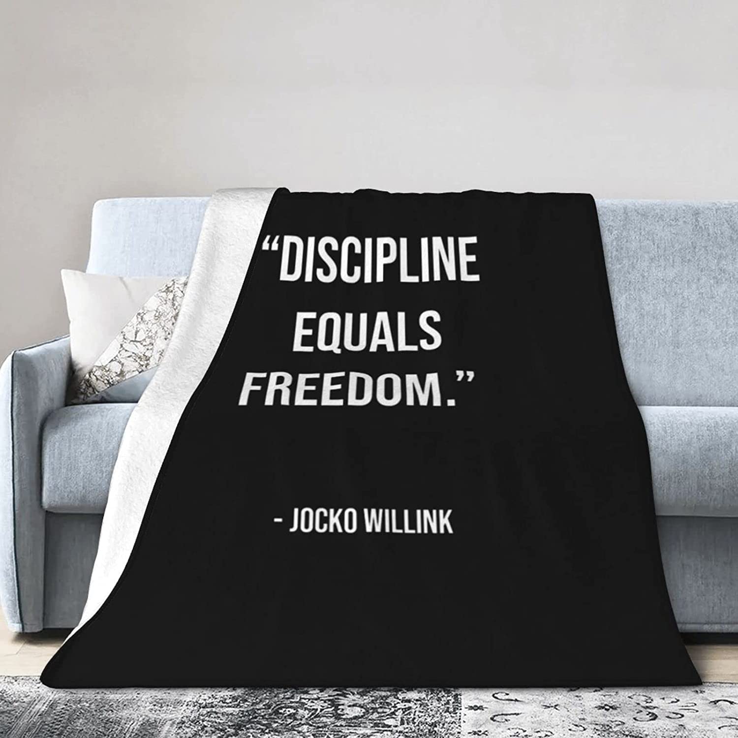 Discipline Equals Freedom Blanket 3D Print Camping Blankets Light Warm