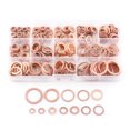 thumbnail image 1 of 280Pcs Copper Sealing Rings,Copper Flat Washers,Flat Sealing Ring Assortment Kit, 1 of 4