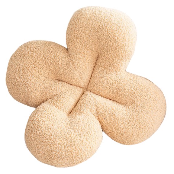 DISHAN Soft-Touch Throw Pillow - Comfortable - PP Cotton Stuffed - Four Leaf Clover Shape - Seat Cushion - Home Decor