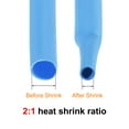 thumbnail image 5 of Uxcell Heat Shrink Tubing, Heat Shrinkable Tube Cable Sleeve 10ft Blue 0.55 in, 5 of 6