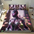 thumbnail image 1 of Gwen, la Mujer Araña Conjunto de sábanas temático, trío de piezas, cómodo y amigable con la piel, diseño único, regalo de decoración para el hogar para familiares, amigos y fans,173cm *218cm, 1 of 6