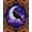 Orange, Pattern 2, variant on ODIKA 8'x10' Machine Washable Non-Slip Area Rug, Feathered Stitch Hooking Artisan Project High Traffic Rug, Purple, 620680
