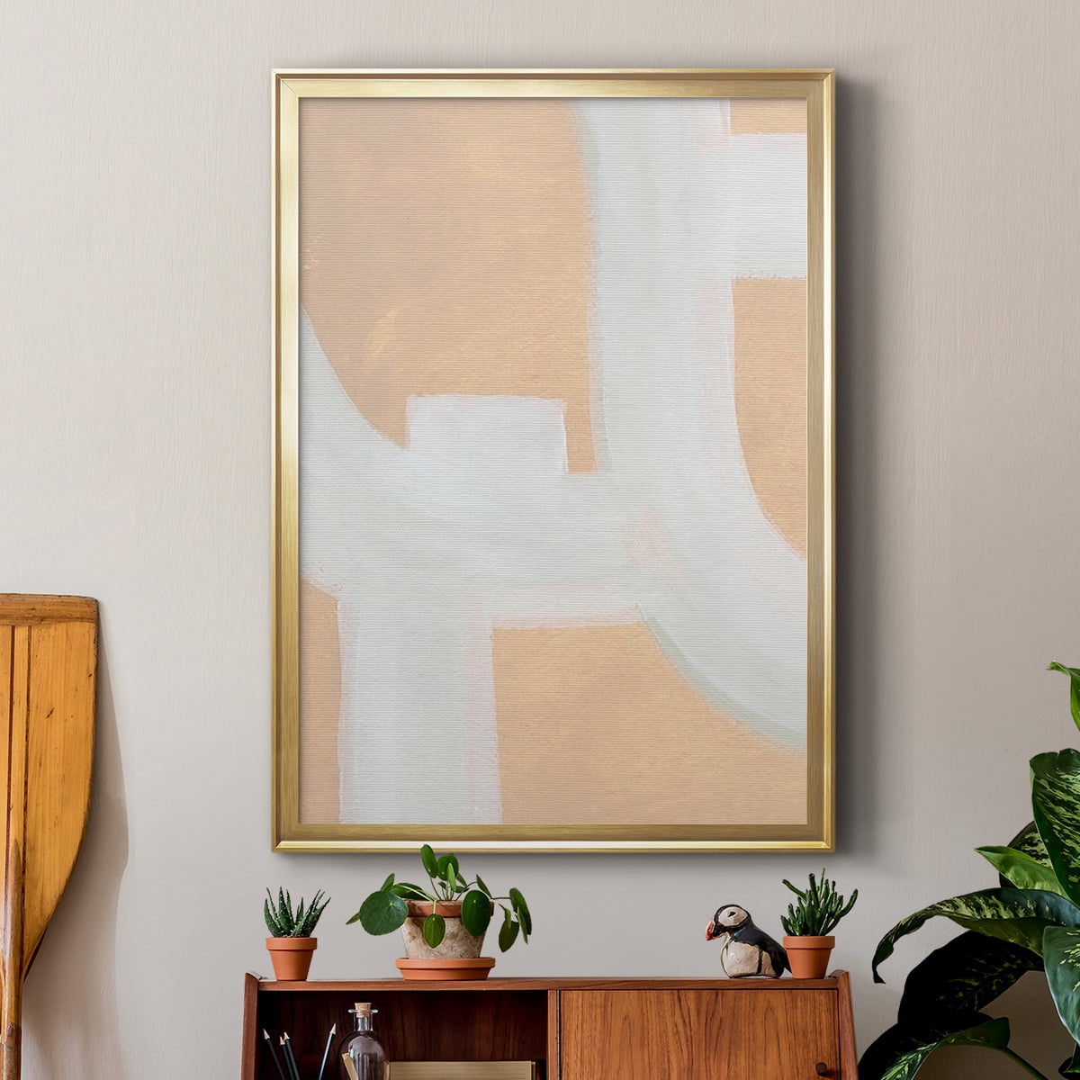 Neutral Winding Paths II Premium Framed Print, in Gold, Black, or Silver - Ready to Hang