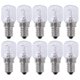 thumbnail image 1 of 10x E14 High Temperature Bulb 500 Degrees 25w Halogen Bubble Bulb, 1 of 4