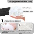 thumbnail image 3 of HONEY HOME Outdoor Bench Cushion, 60x20x4 Inch, Tufted Waterproof Swing Cushions with Ties for Patio Bench Window, 3 of 7