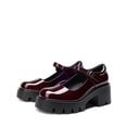 thumbnail image 4 of DREAM PAIRS Zapatos Mary Jane con Plataforma Gruesa Burdeos Talle 11, 4 of 7
