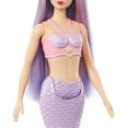 thumbnail image 4 of Barbie Mermaid Doll with Pink and Lilac Hair, Purple Tail and Headband Accessory, 4 of 8