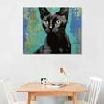 thumbnail image 2 of PIKWEEK  Bombay Cat Breed Canvas Art Print Wall Decor  20x16in, 2 of 4