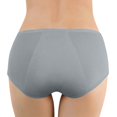 thumbnail image 5 of Gibobby Pantys para Mujer Ropa interior menstrual para mujer de algodón Pantalones menstruales antifugas de algodón Ropa interior menstrual a de(Gris， XXL), 5 of 5