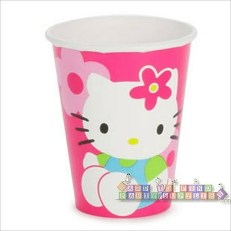 Hello Kitty 'Flower Fun' 9oz Paper Cups (8ct) (Best Hello Kitty Gifts)