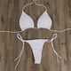 thumbnail image 3 of Conjuntos De Biquini Bikini de mujer sexy Vendaje Traje de baño de verano Fiestas en la piscina Ropa de playa (blanco M) Ndcxsfigh Para Estrenar, 3 of 7