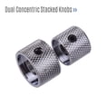 thumbnail image 4 of Graflsoa Dual-Layer Alloy Metal Guitar Knobs for Volume & Tone Control - 2 Sets, Silver/Black/Gold Options, Durable & Precision Fit for Electric Guitars & Bass, 4 of 6