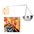 thumbnail image 1 of Oil Holder, Round Adjustable Chain Professional Sturdy Stainless Steel  Aromatherapy Bowl Easy Installation with Swinging Arm for, 1 of 8