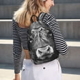 thumbnail image 5 of Disketp Geometric Bull Design Mochila de Lona Estampada, Mochila Escolar de Viaje Ligera para Estudiantes y Portátil-Small, 5 of 5