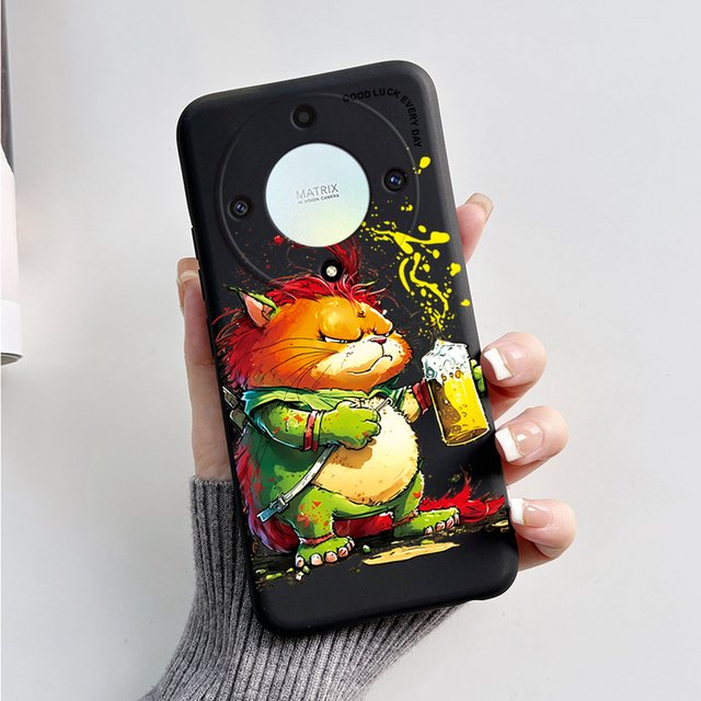 For Honor Magic 5 Lite 5G Case Popular Astronaut Soft Shockproof Silicone TPU Phone Back Cover For Honor Magic5 Lite X9a Fundas