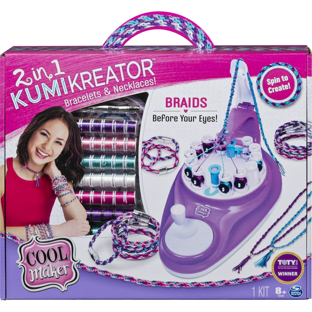 Cool Maker, 2in1 KumiKreator, Necklace and Friendship Bracelet Maker