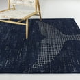 thumbnail image 3 of Ishmael Coastal Whale Area Rug, 3 of 10