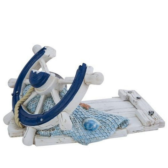 Beachcombers Ship Wheel Wine Bottle Holder