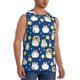 thumbnail image 2 of Fotbe Star Penguin Men's Camiseta sin Mangas Estampada para Hombres, Playera Casual para Gimnasio, Entrenamiento, Playa-Medium, 2 of 7