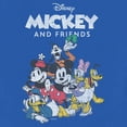 thumbnail image 2 of Toddler's Mickey & Friends Distressed Retro Group  Graphic Tee Royal Blue 4T, 2 of 3